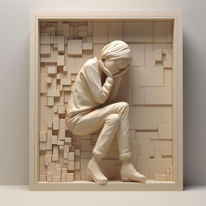 نموذج ثلاثي الأبعاد لآلة CNC 3D Art 